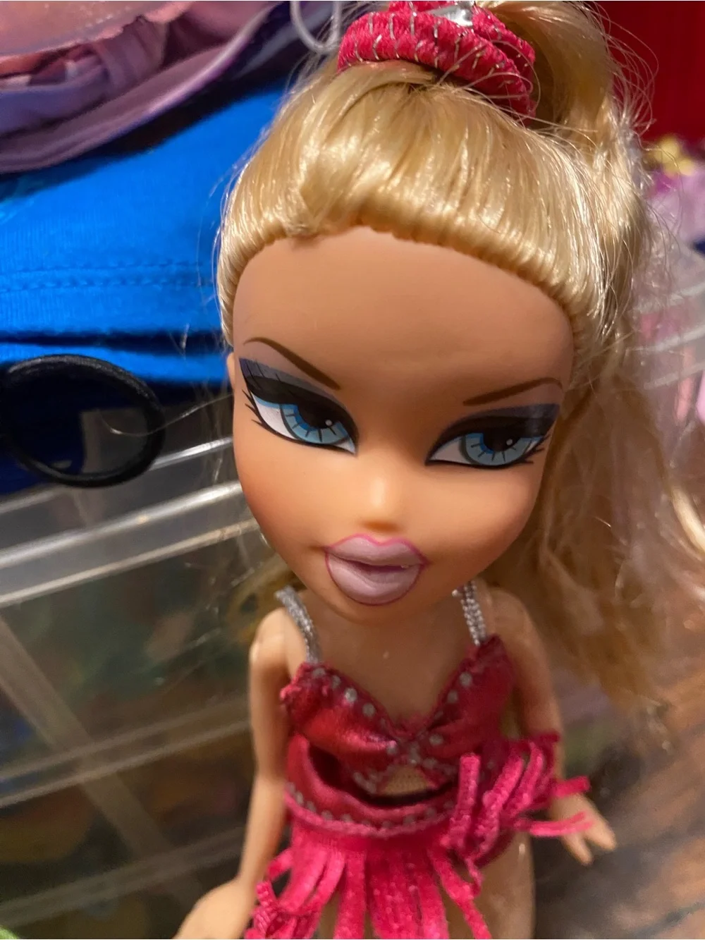 Pink Dance Outfit Doll with Blonde Hair